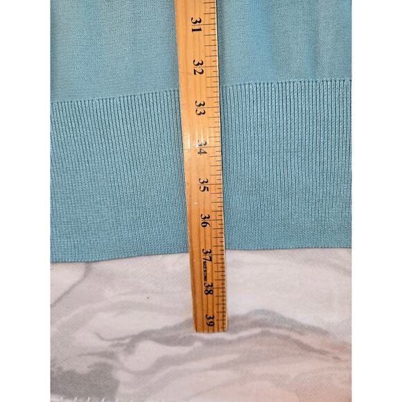 Merokeety Blue Cardigan Sweater Women's Size L - Picture 6 of 9